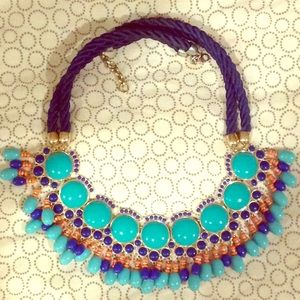 Blue/turquoise Banana Republic statement necklace